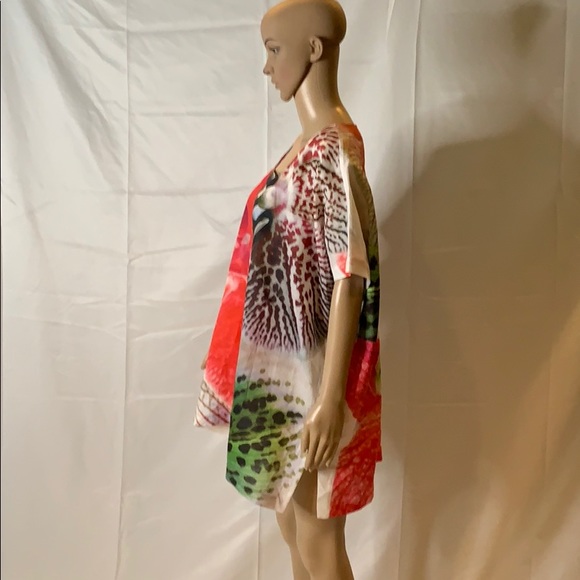 ❤️NEW CAROLINE ROSE HIBISCUS BLOUSE - Picture 5 of 12